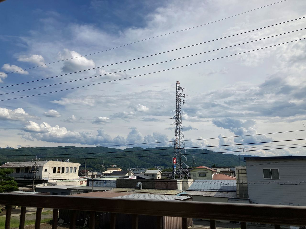 住宅2階からの眺望