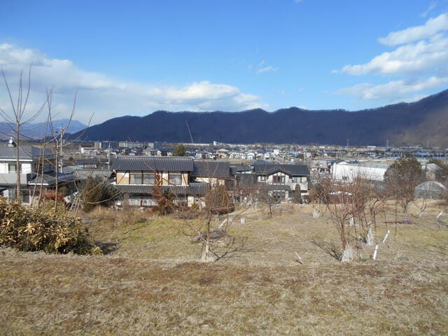 物件より千曲市街を望む