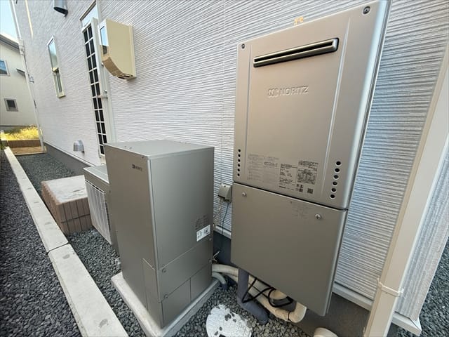 ハイブリッド給湯器がついていますので、光熱費の節約につながりそうですね。