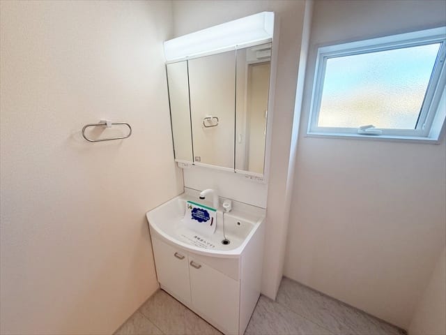 洗面台は年頃のお子さんの身支度のつよーい味方です。