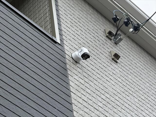 防犯カメラもついています!これで怪しいおじさんがいても・・・