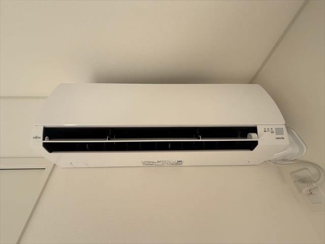 エアコンも1台設置済みです!嬉しい!