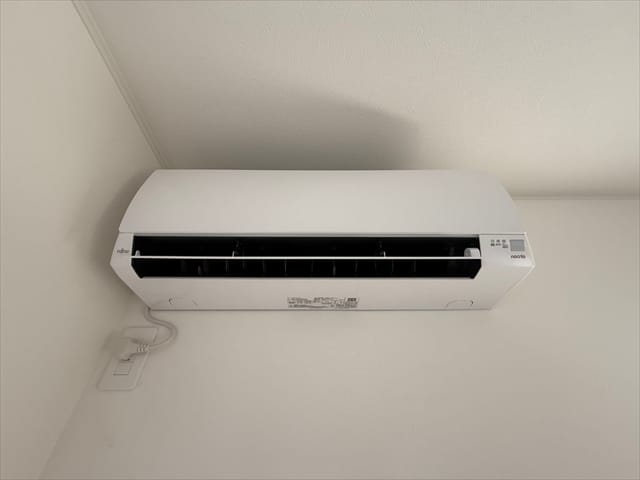 エアコンも1台設置済みです!嬉しい!