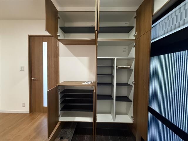 お部屋の数も多いのでシューズボックスも大容量です。でも大人数