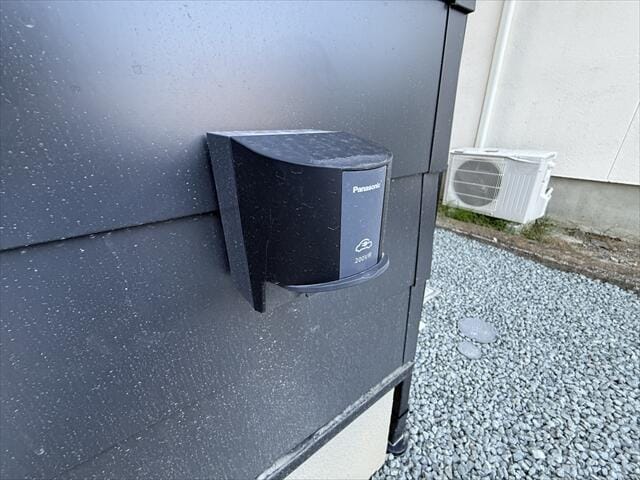 EV車の充電設備もついています(車種による)これで急に電気自