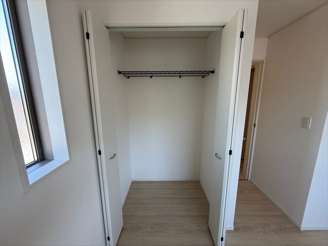 大きなクローゼットも設置済みです。
