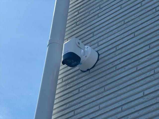 防犯カメラも設置されています。空き巣の抑止力にもなりそうですね。