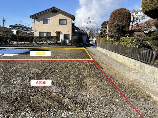 東より撮影(分譲地内)
