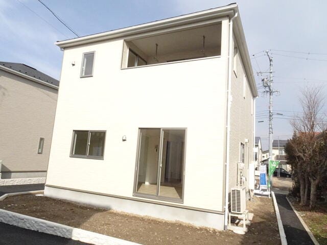 4号棟南側から撮影。日当り良好です