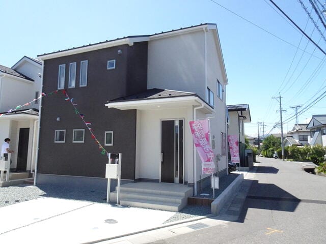 1号棟外観 事前のご予約でいつでも現地ご案内いたします。ご予