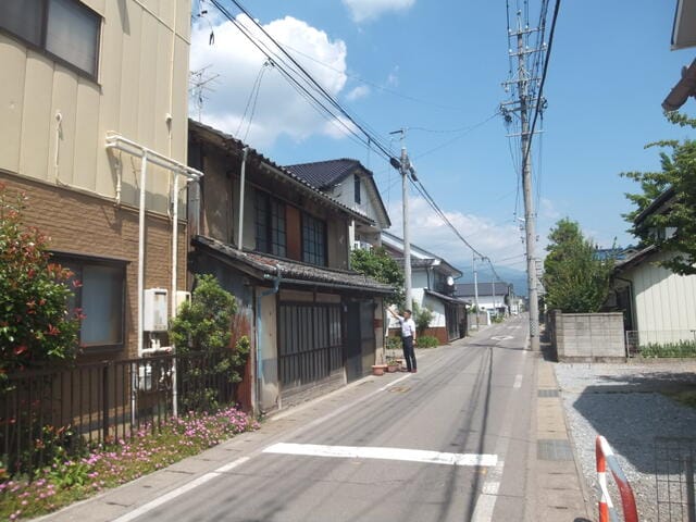 前面道路