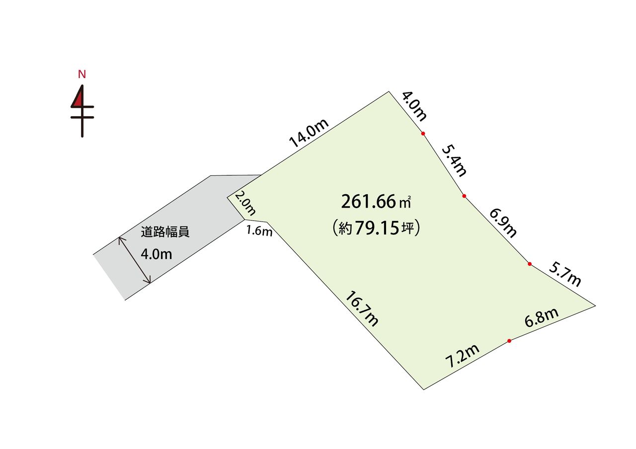 実際見ると進入路も狭さは感じません
