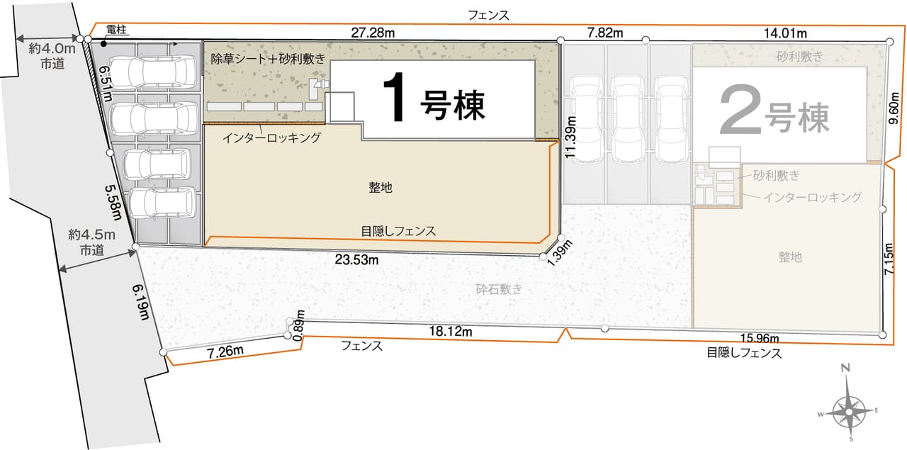 ①号区画図