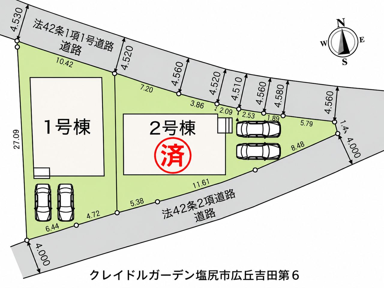 ①号並列駐車3台×広々4LDK!開放的な敷地で叶える、家族みんなの理想の暮らし。
