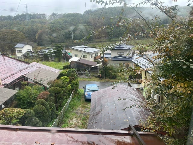2階 北部屋から 北