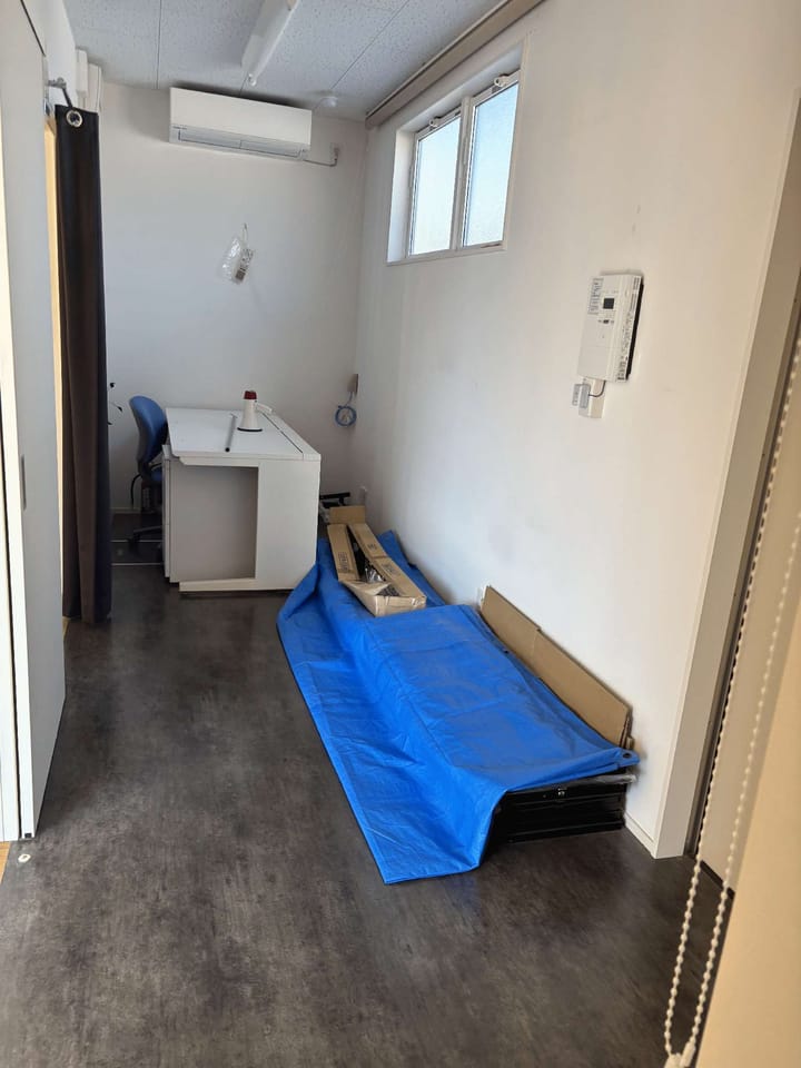 ホール裏事務スペース