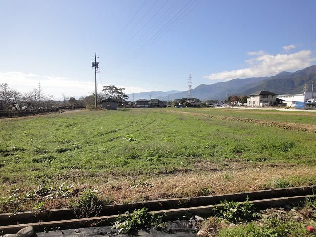 敷地から南側の眺めです。