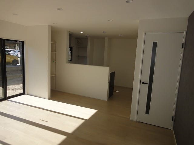 LDKの対面キッチンです。