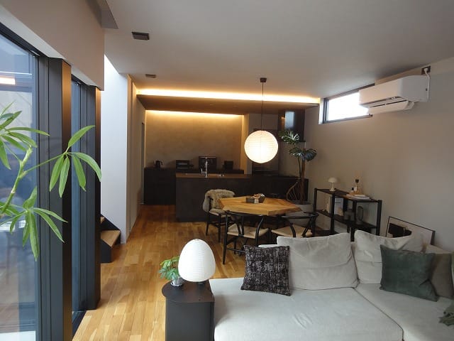 ゆったりとした20帖のLDKです。