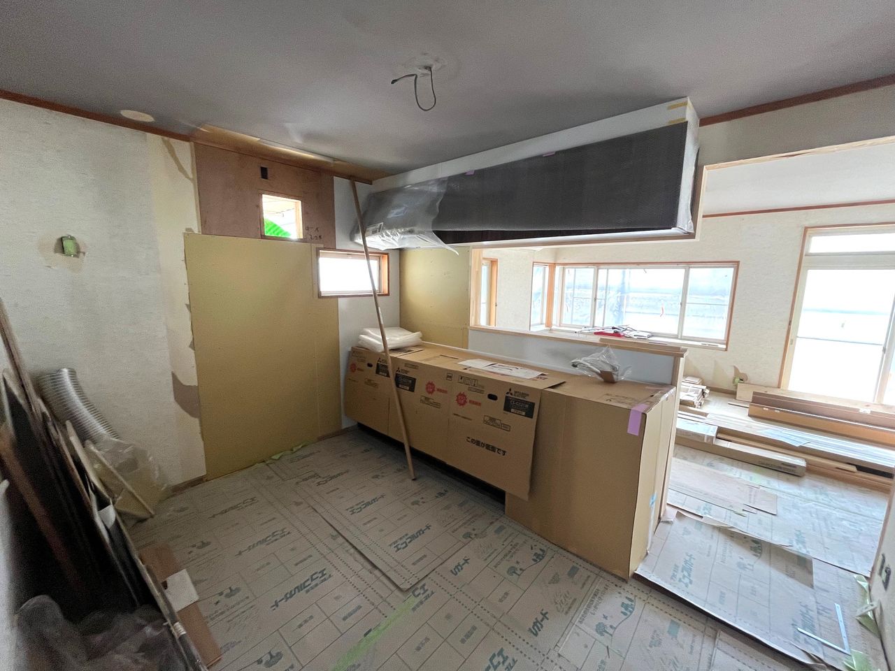 現在リフォーム工事中