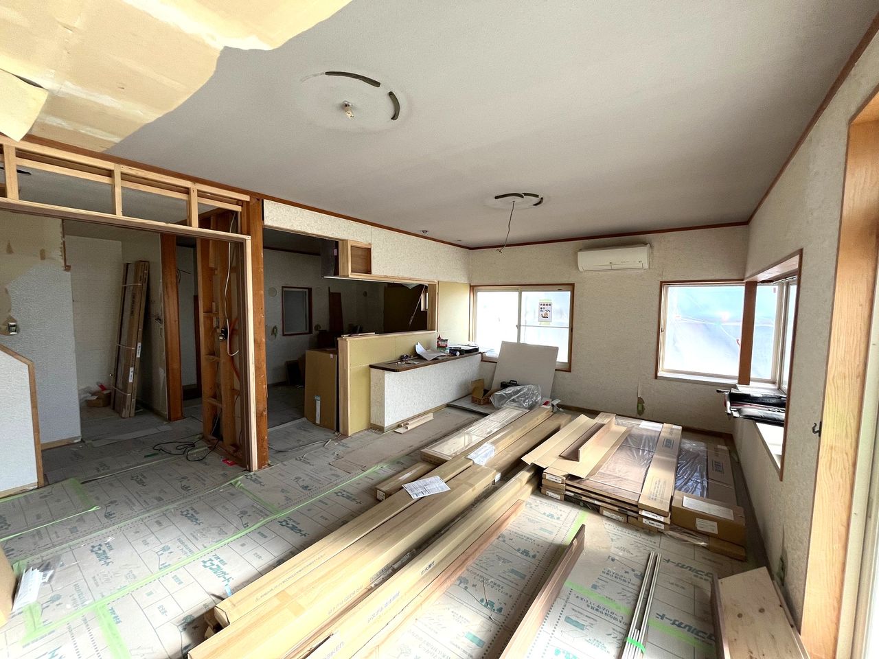 現在リフォーム工事中