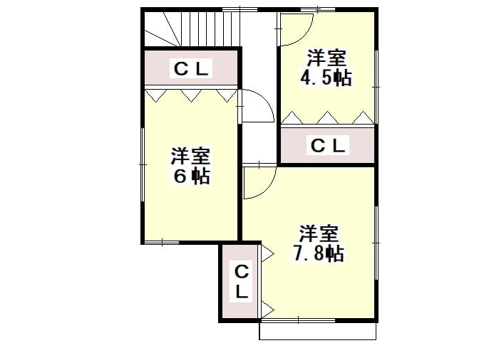 2階間取図