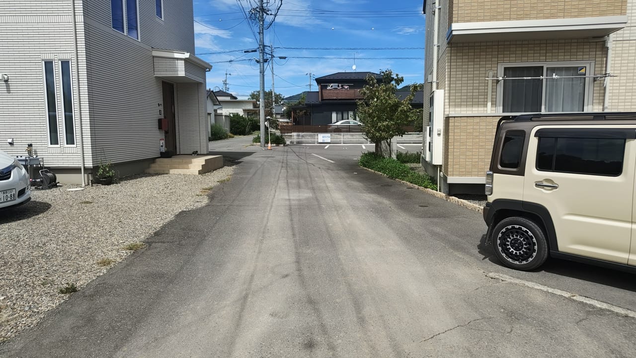 前面道路写真