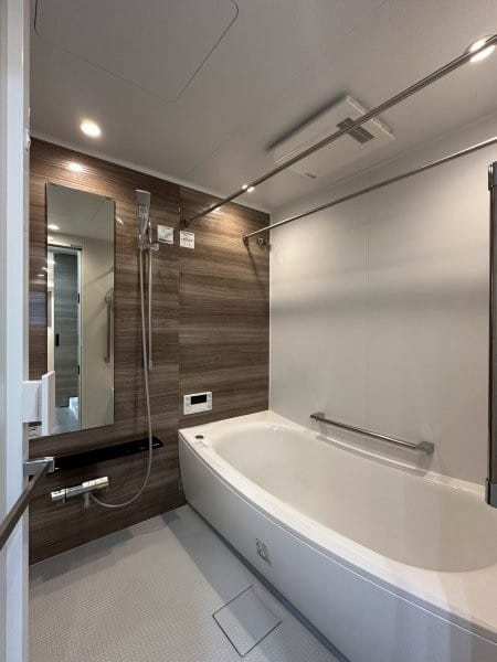 機能的&広々とした浴室