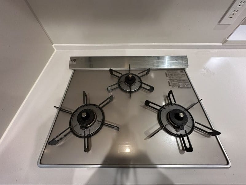 3口ガスコンロ(都市ガス)