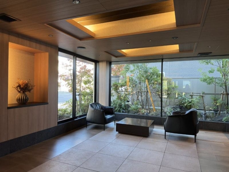 高級感あるラウンジコーナー