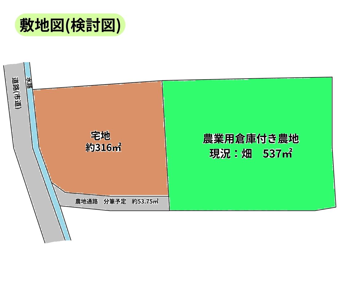敷地のイメージ図です。