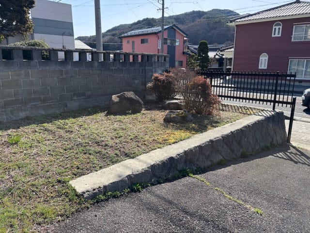 物件入口県道側を見る_2