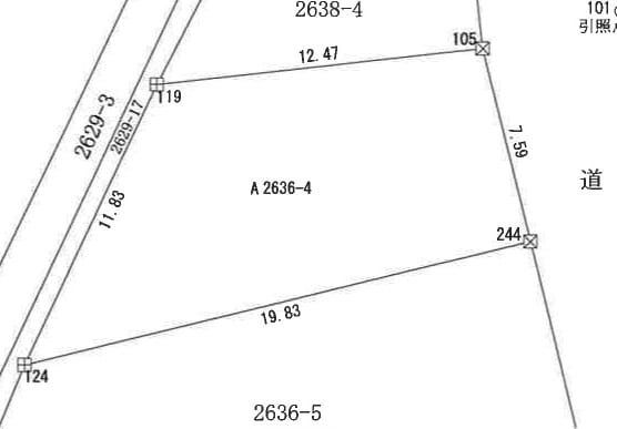 こう見えて確定測量済みです。