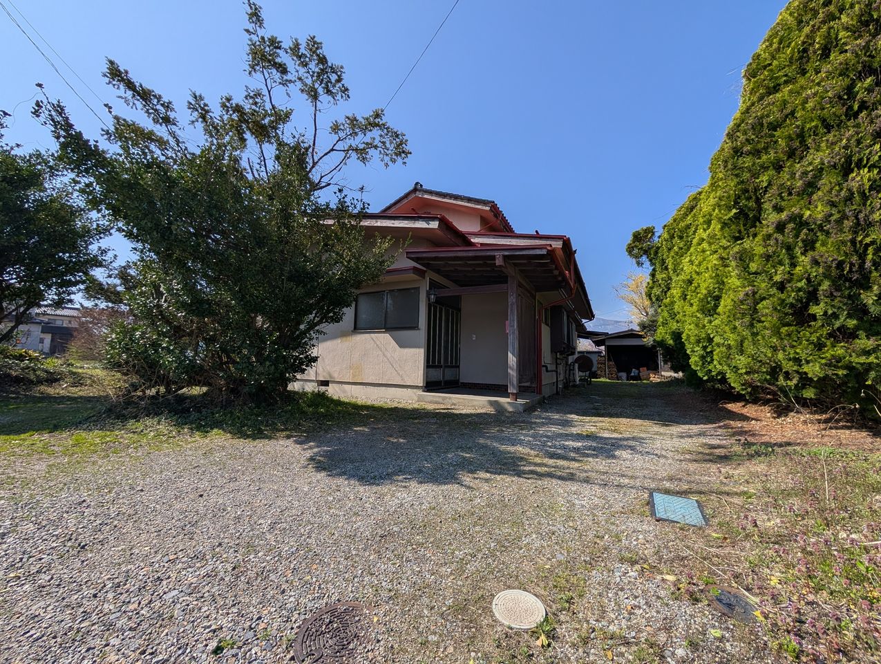 北側もお家も木があって気にならない