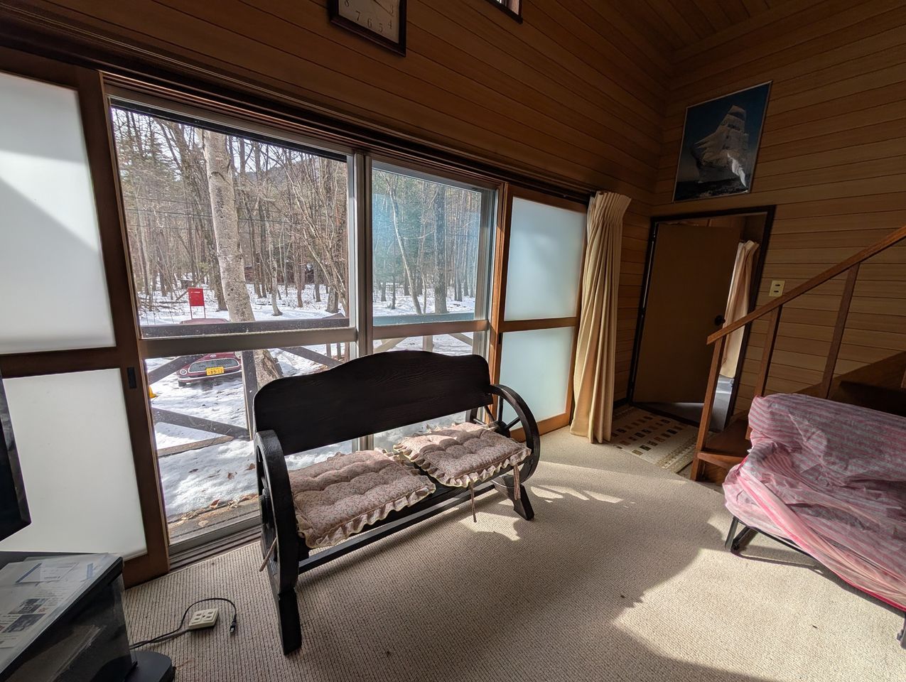 このベンチも付いてきます