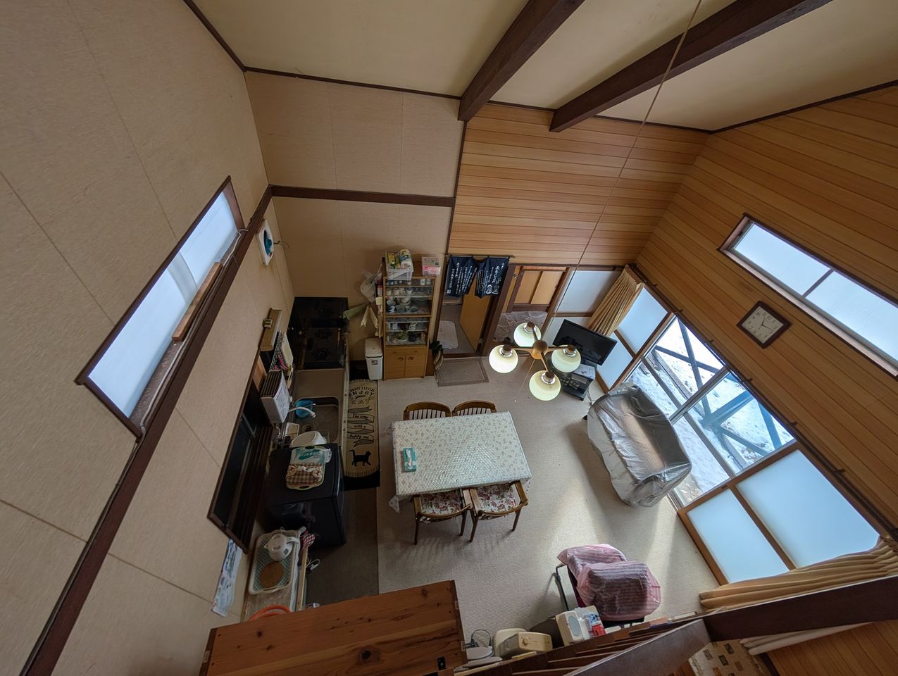 開放的吹き抜け感