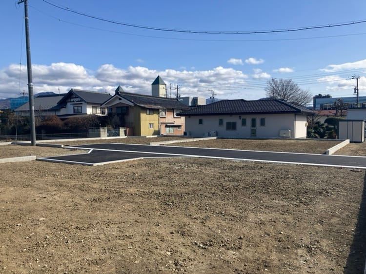 1号地北西より撮影