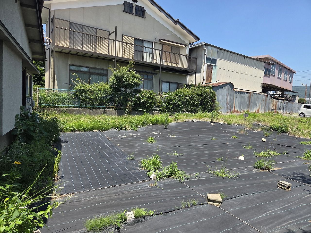 敷地南西から