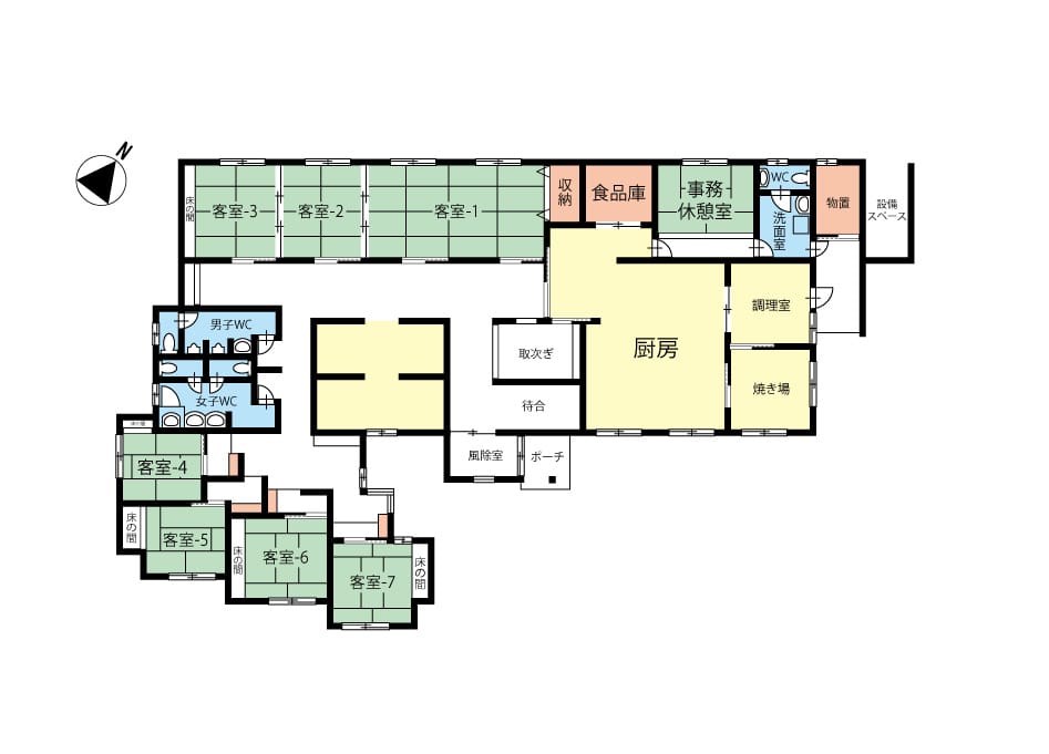 店内 間取り図