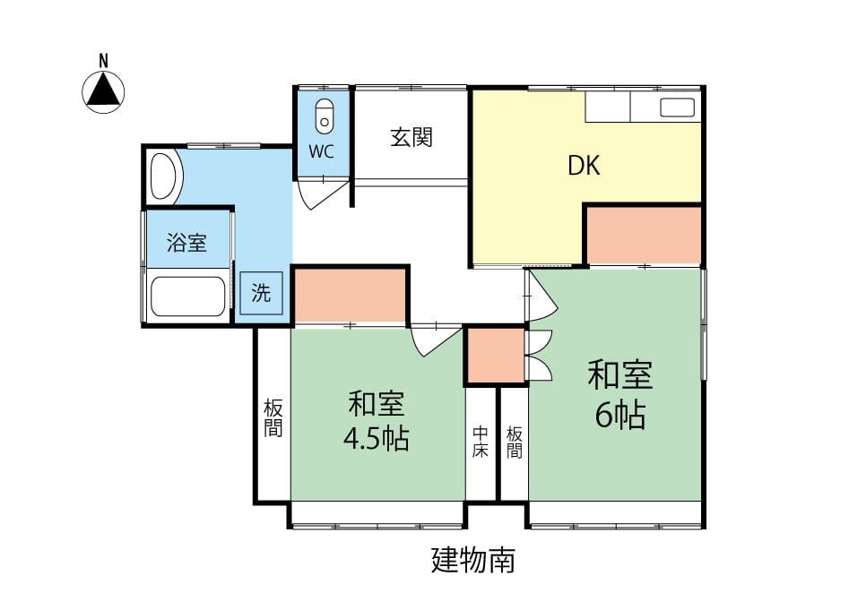 建物南