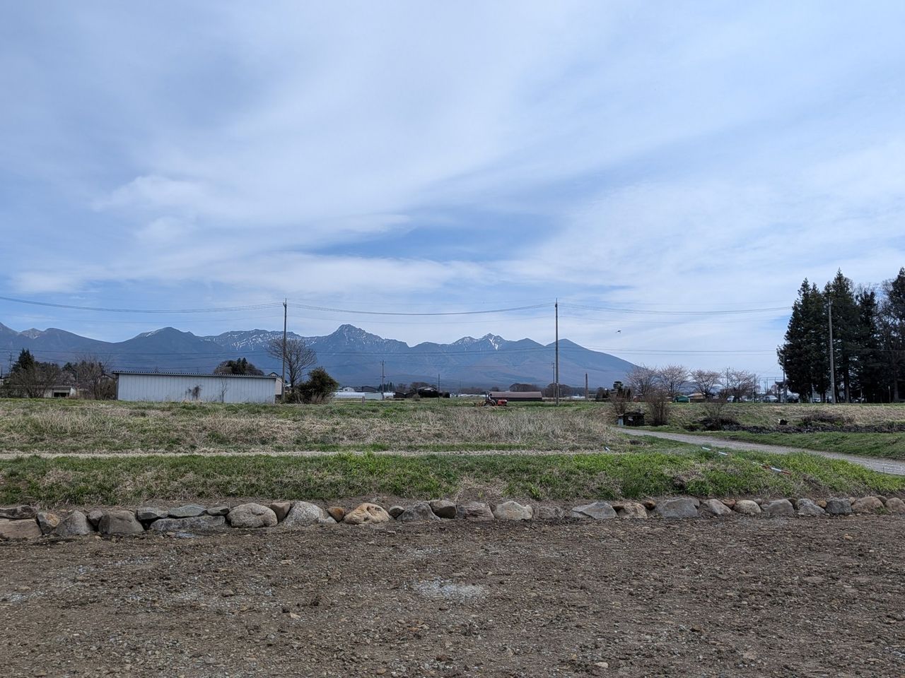 分譲地内から八ヶ岳が見れます。