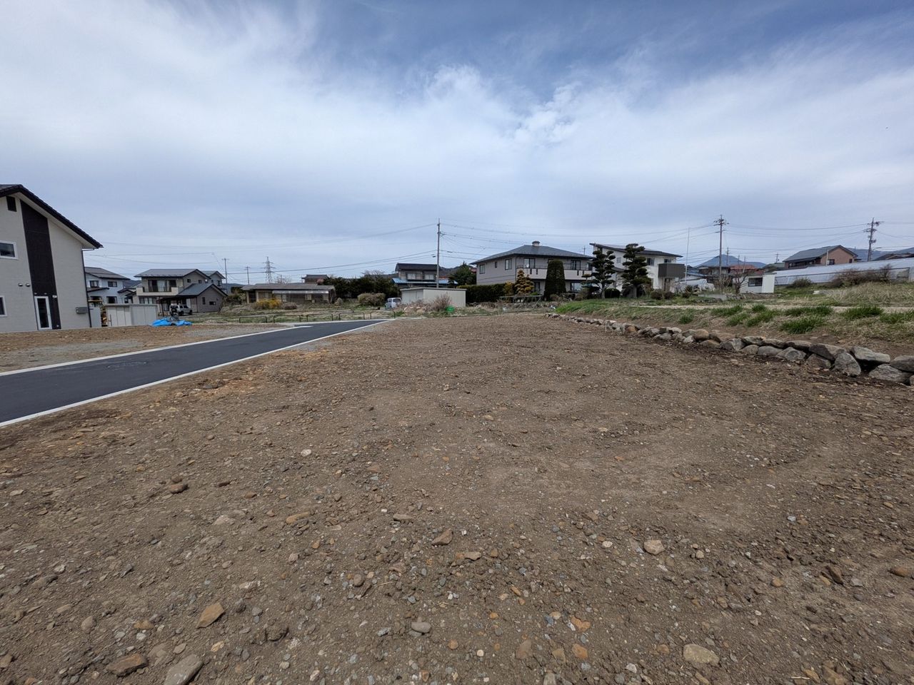 敷地 南から北方向