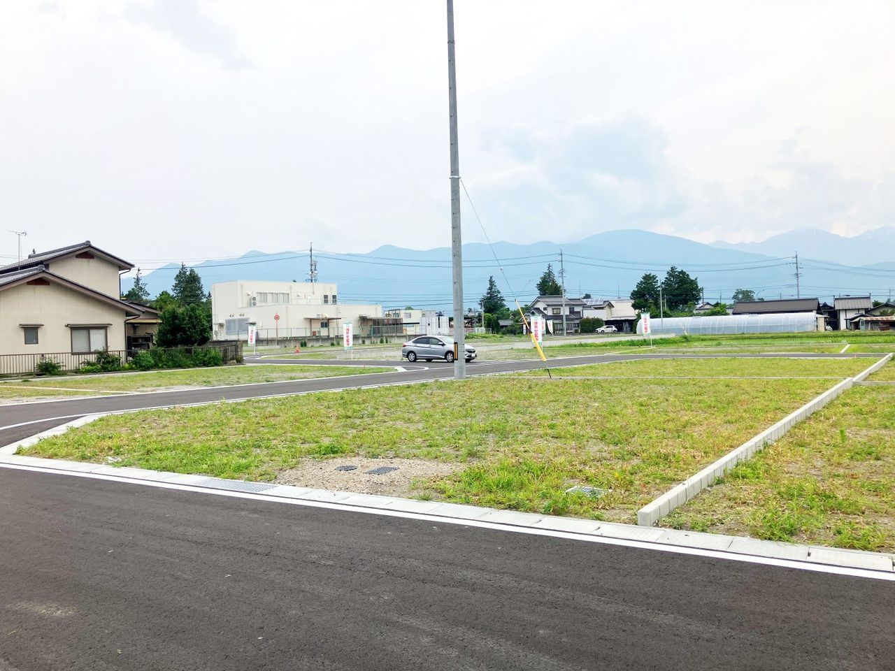 東道路より敷地全体