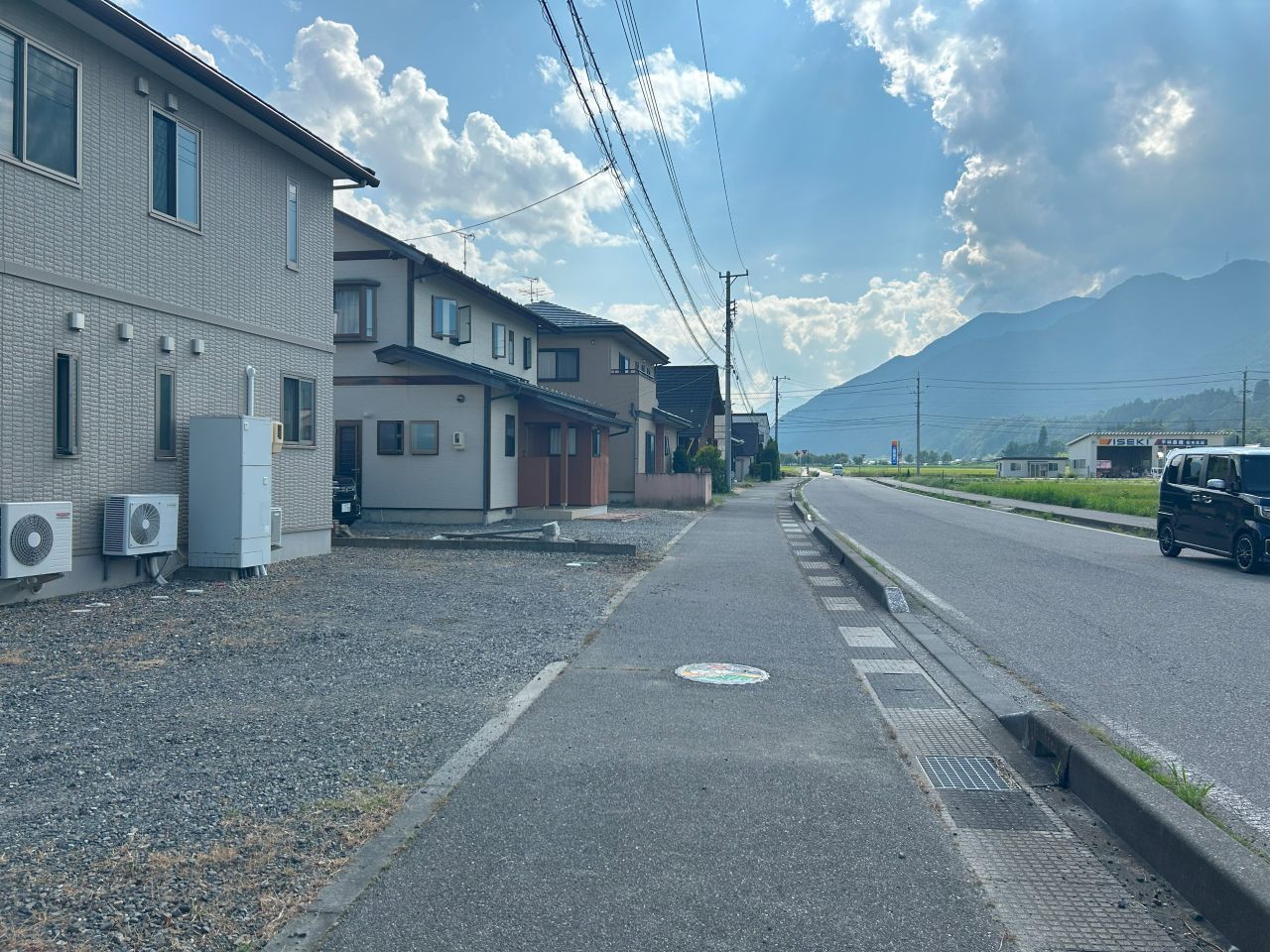前面道路は歩道あり
