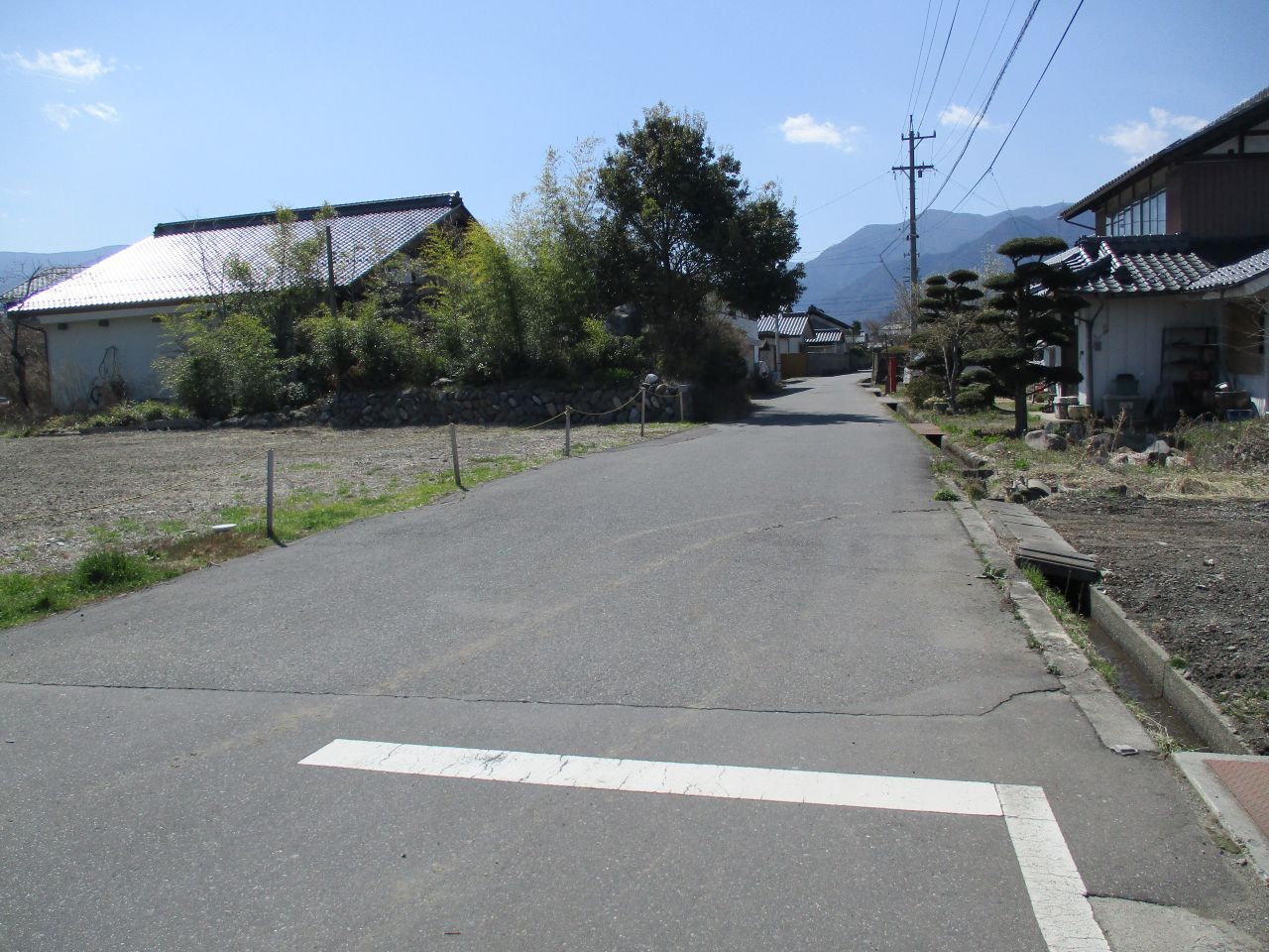 前面道路:市道波田52号線