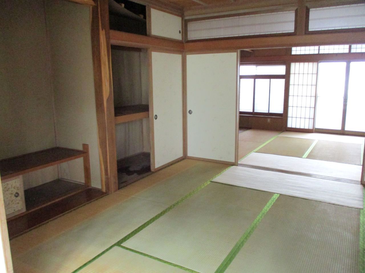 続き間の和室8帖×2部屋