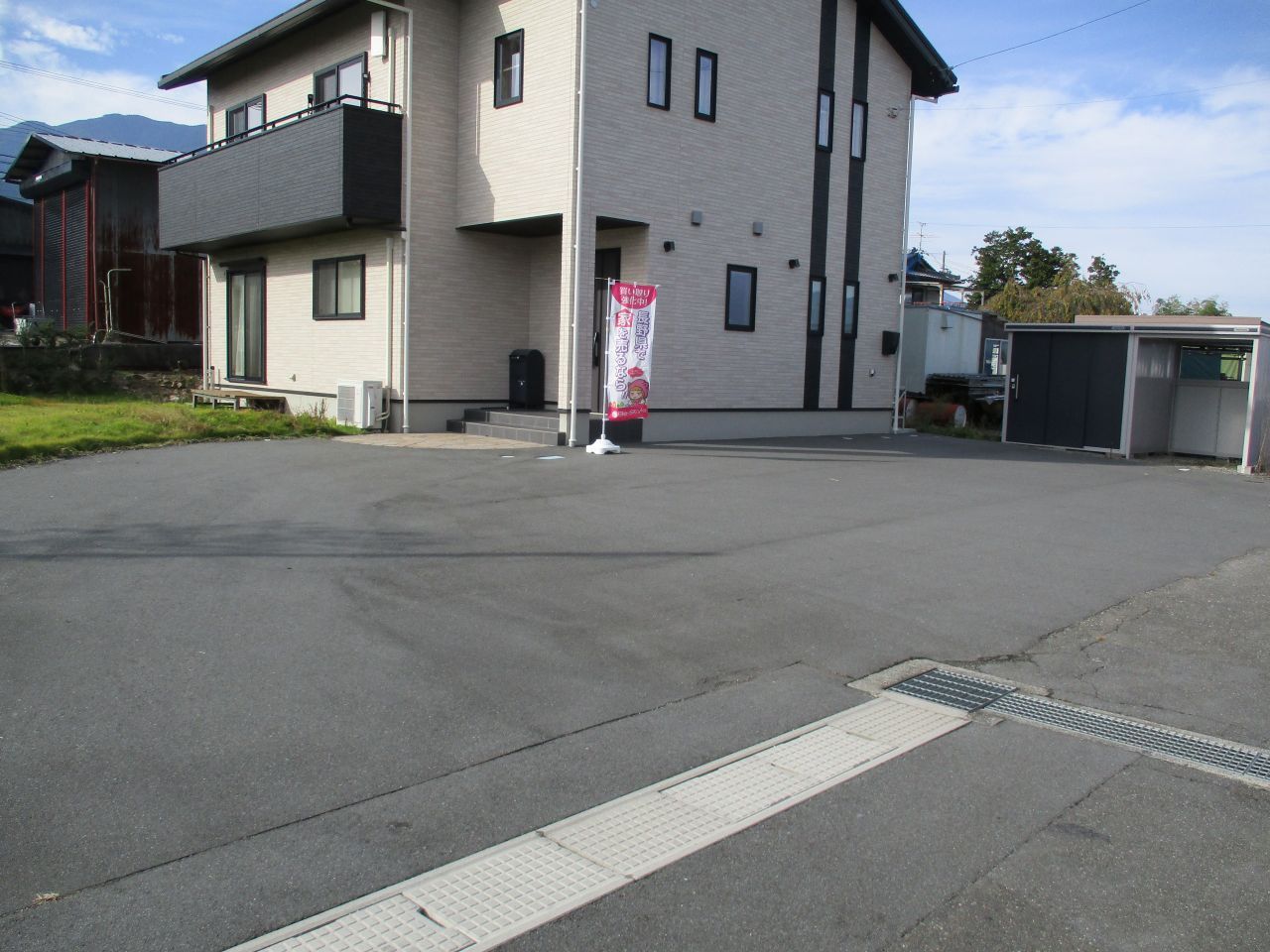 駐車場+外物置+サイクルポート