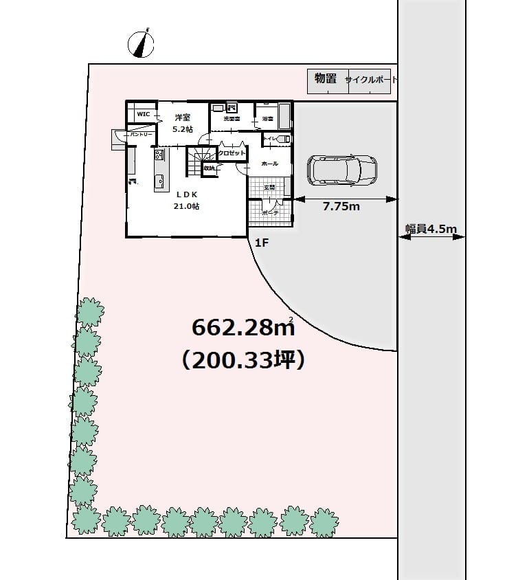 敷地配置図