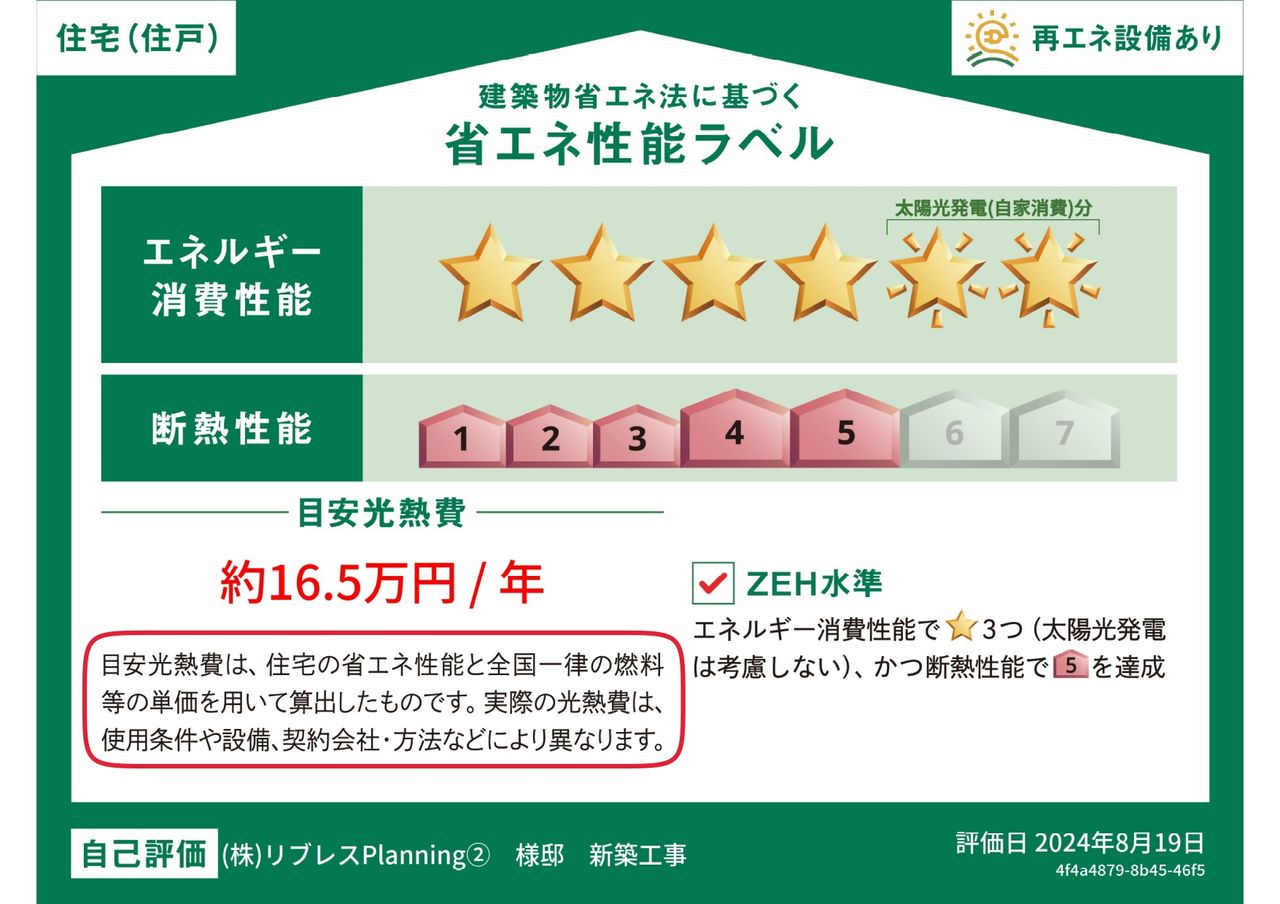 省エネ性能ラベル