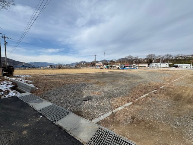 区画①側から撮影